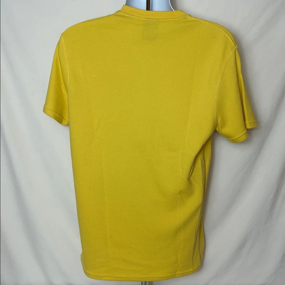 Ralph Lauren Sleepwear Men’s Size Medium Short Sleeve Yellow Cotton Preppy Shirt